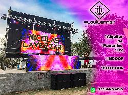 Pantallas de led pich 10mm Alquiler de pantallas LEDs